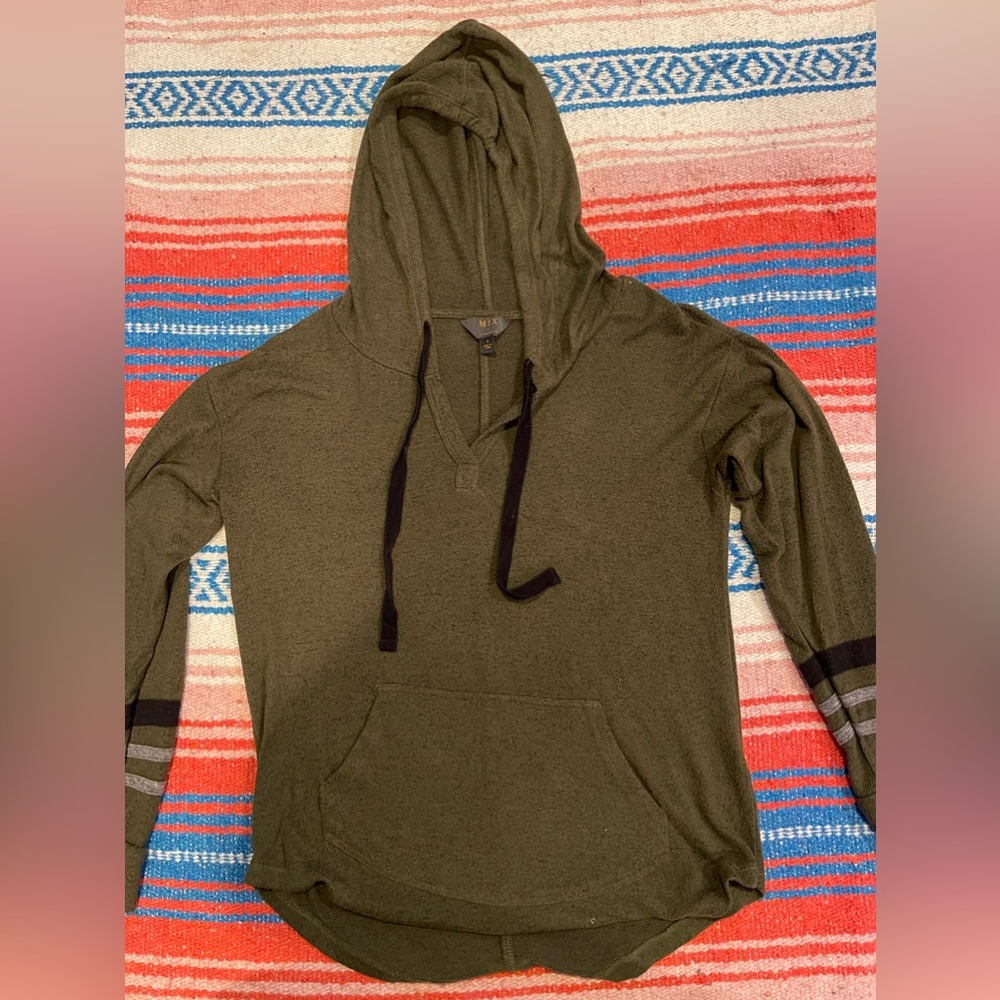 Mix 41 Hawthorne Green Hoodie Sweatshirt Womens Sz S